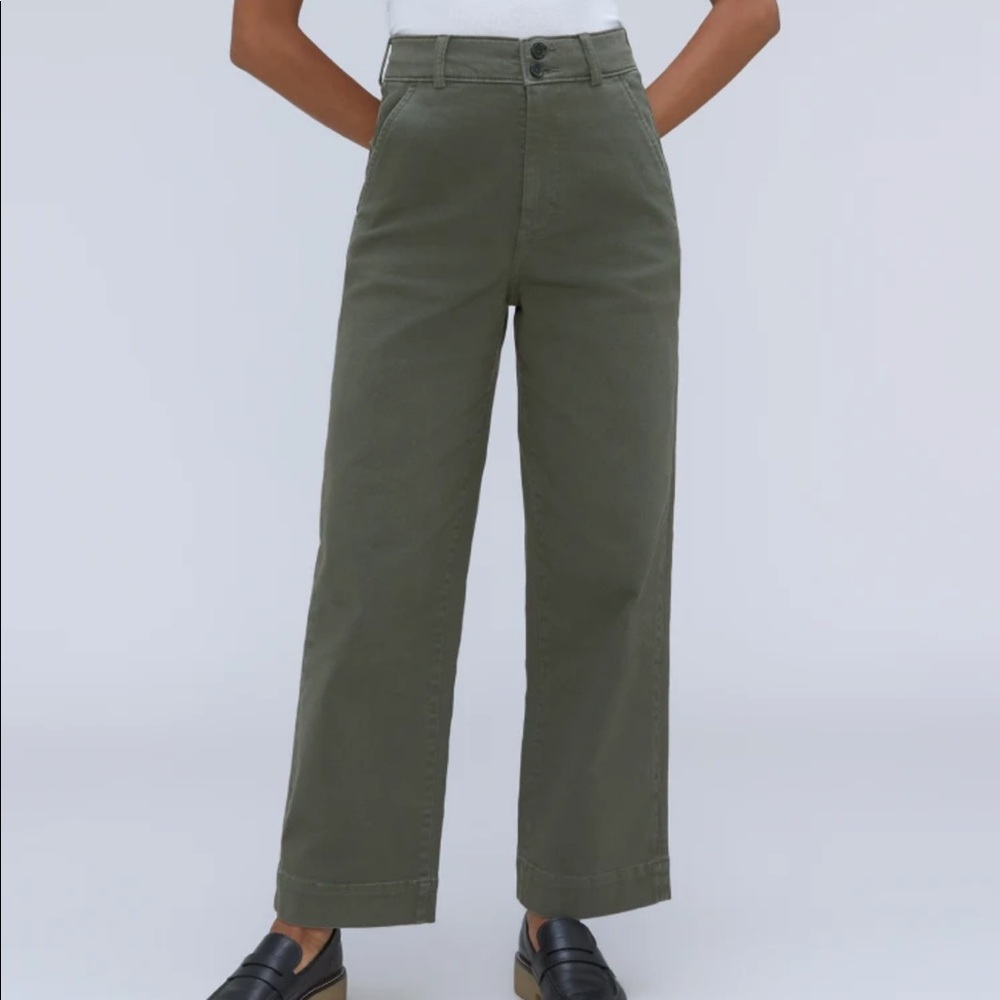 Everlane organic wide leg pant